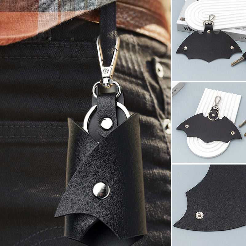 Hjemix | Lær Flaggermus Nøkkel Oppbevaringsboks