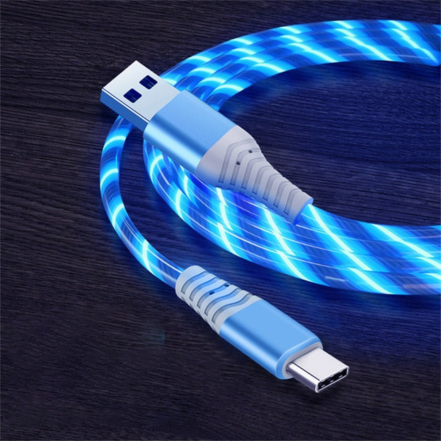 Hjemix | Hurtiglading Lysende Elv USB Kabel