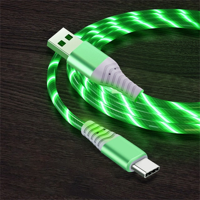 Hjemix | Hurtiglading Lysende Elv USB Kabel
