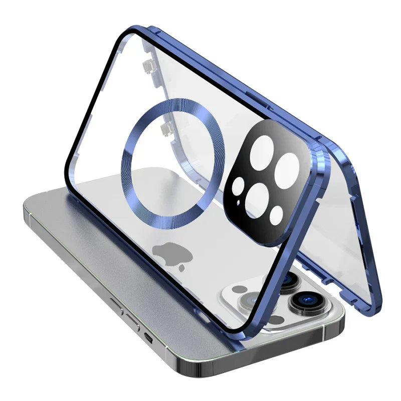 Hjemix | Full beskyttelse metallramme etui for iPhone