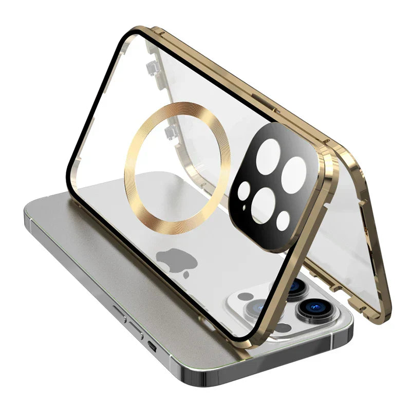 Hjemix | Full beskyttelse metallramme etui for iPhone