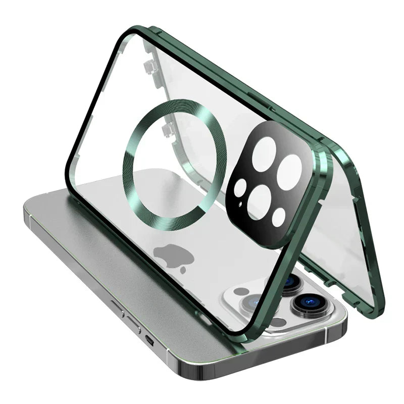 Hjemix | Full beskyttelse metallramme etui for iPhone