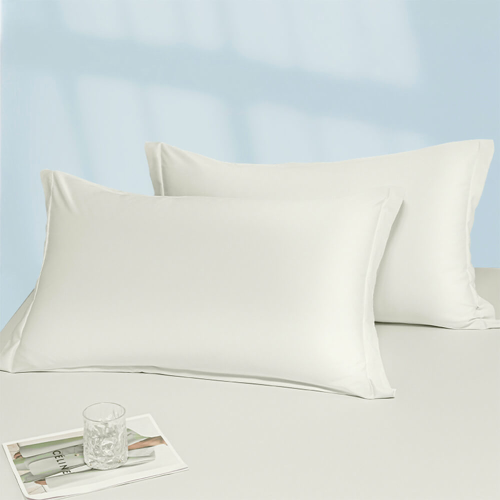 Hjemix | Ensfarget Silky Cooling 100s Lyocell Fitted Sheet Madrassbeskytter