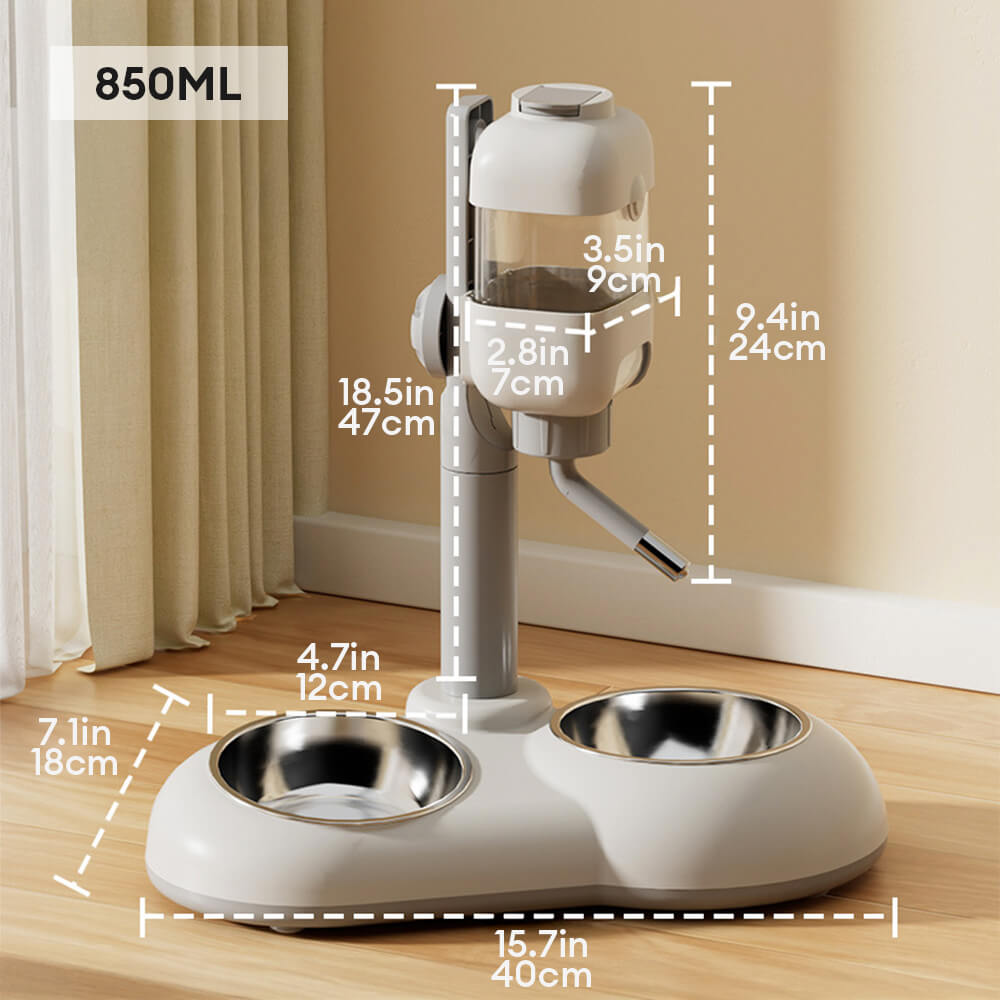 Hjemix | Fôringsbolle Stasjon Matdispenser Med Automatisk Vann