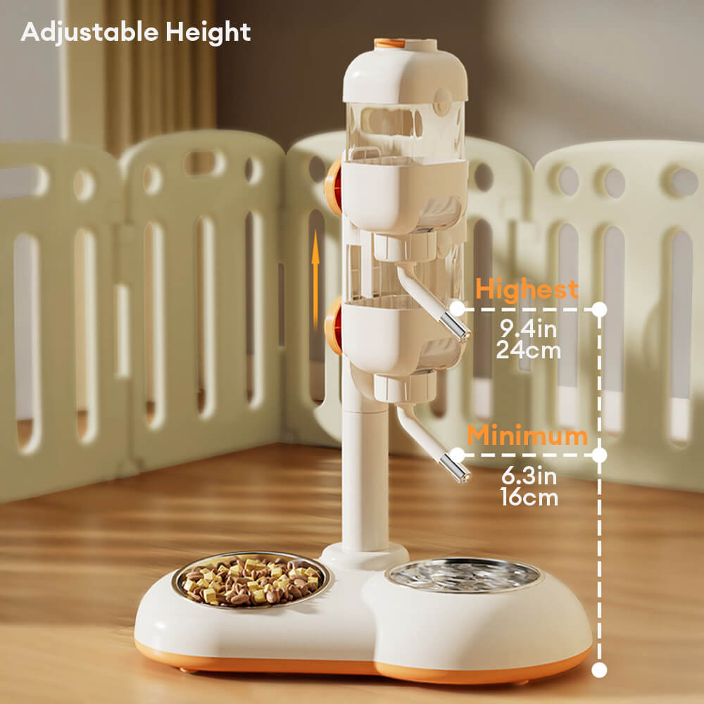 Hjemix | Fôringsbolle Stasjon Matdispenser Med Automatisk Vann