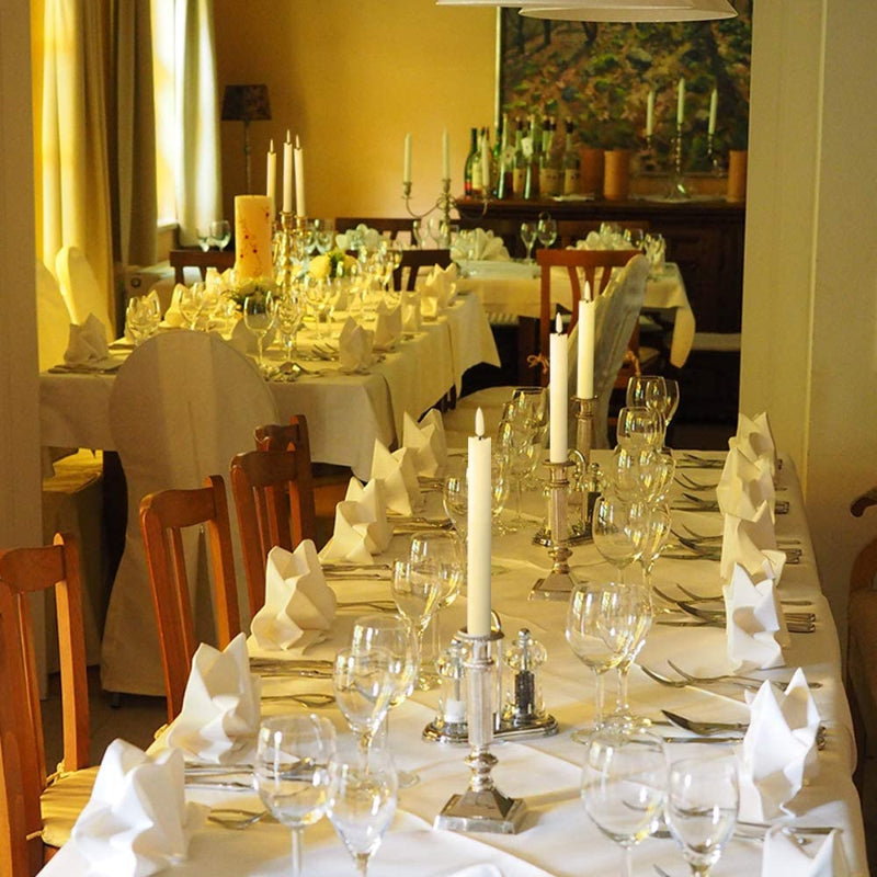 Hjemix | Flammefrie flimrende taperlys med 2 fjernkontroller og timer, ekte voks 3D vekkerlys vinduslys batteridrevet, julehjem bryllupsdekor