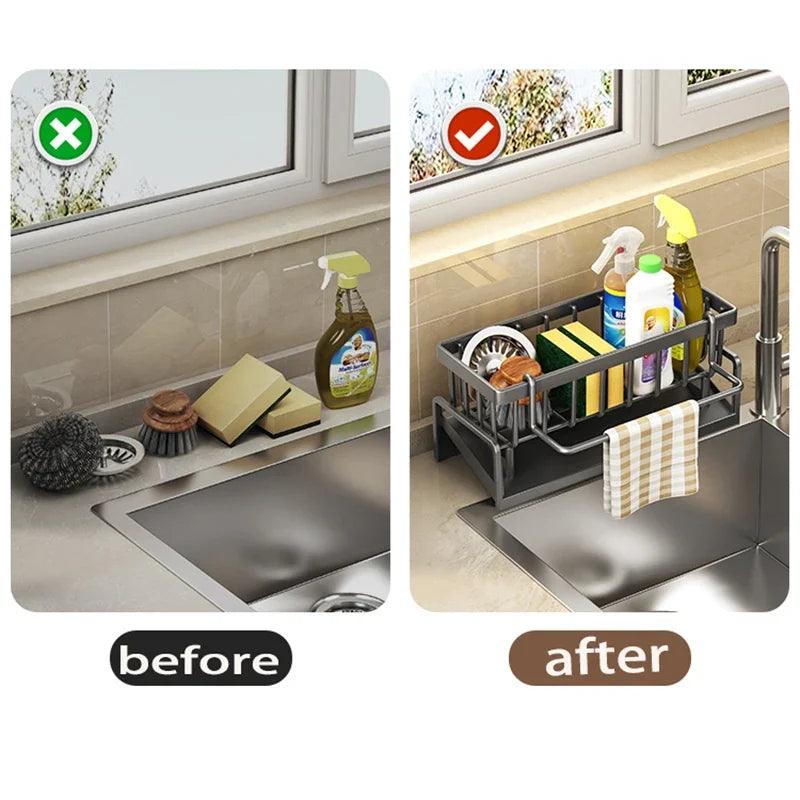 Hjemix | Sinky - Dreneringsstativ Kjøkken Rustfritt Stål