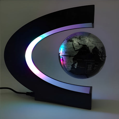 Hjemix | Magisk Flytende Globus med LED-belysning og Pedagogisk Berøring