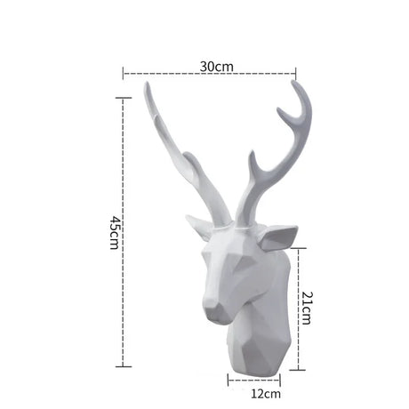 Hjemix | Magnificent | 3D-Hjort Hode Vegg Dekorasjon