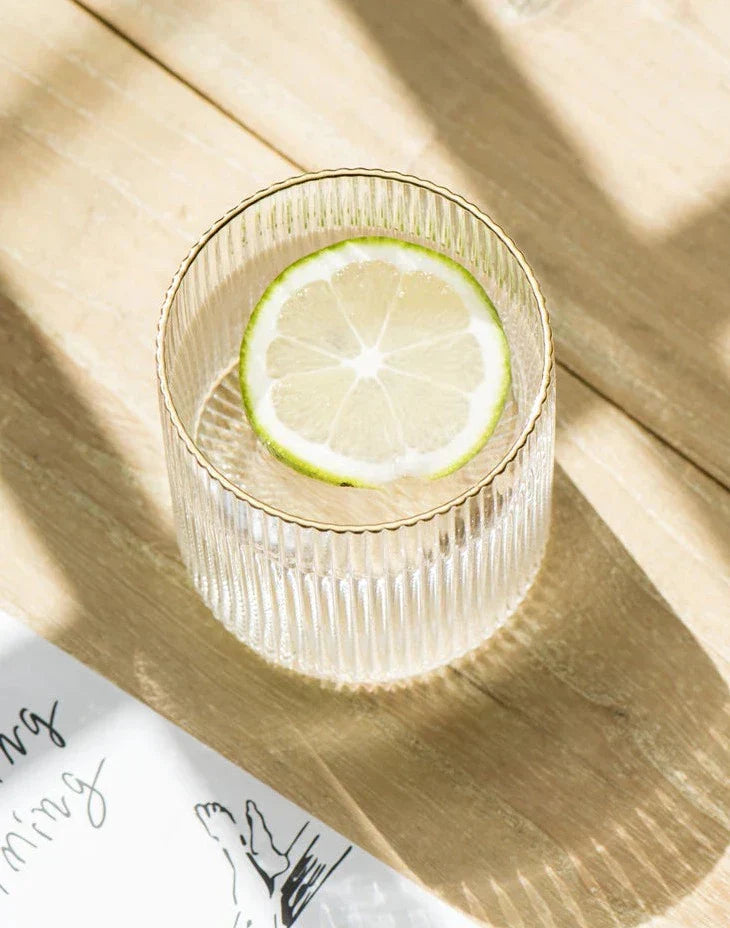 Hjemix | Salute Ripple Texture Cocktail Glass