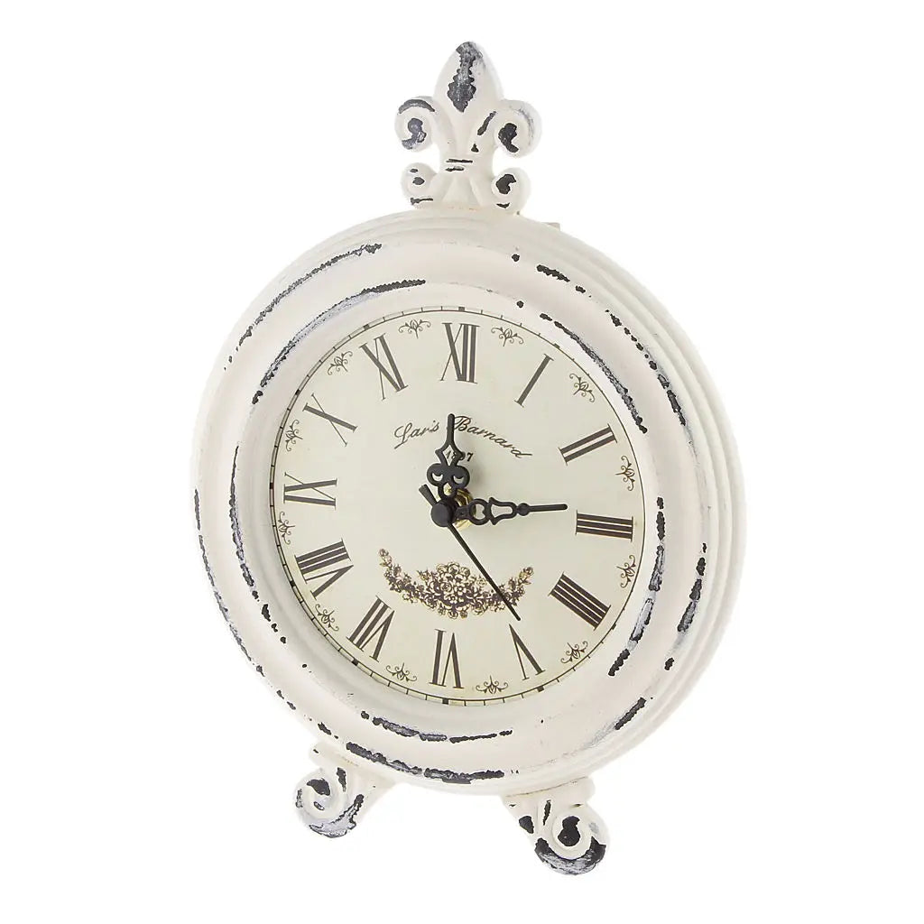 Hjemix | Vintage Tre Stil Bordklokke med Alarm