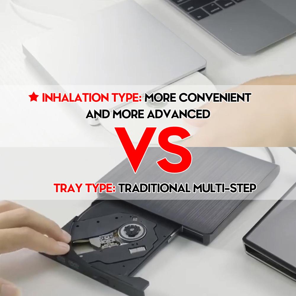 Hjemix | Ekstern DVD-opptaker for optiske stasjoner bærbar for MacBook Air