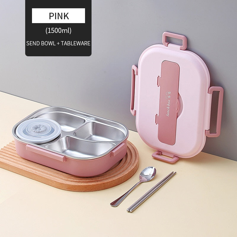 Hjemix | Rustfritt stål flere rom barnelunsjboks