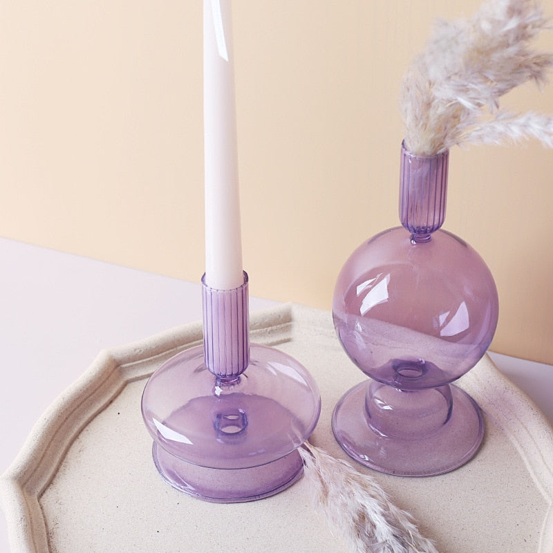 Hjemix | Lilla Lysestake laget av Glass