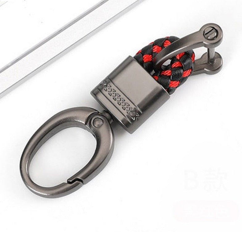 Hjemix | Flettet løkke nøkkelring for bilnøkler