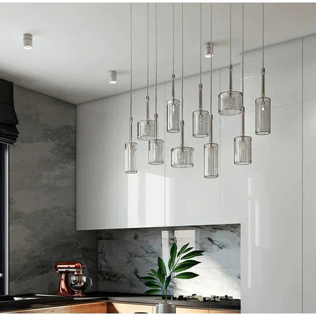 Hjemix | Pendellampe for spisebord laget av glass