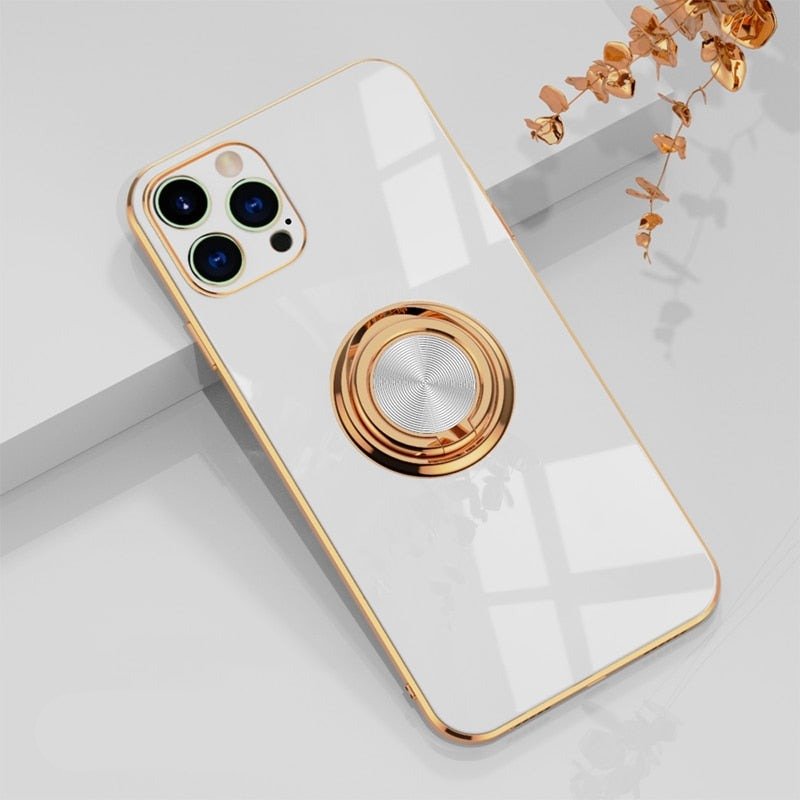 Hjemix | iPhone-deksel med metallstativring