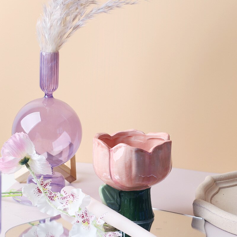 Hjemix | Lilla Lysestake laget av Glass