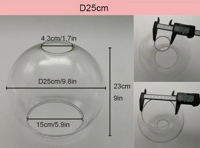 Hjemix | ClearShade | Lampeskjerm Gjennomsiktig Lysdeksel