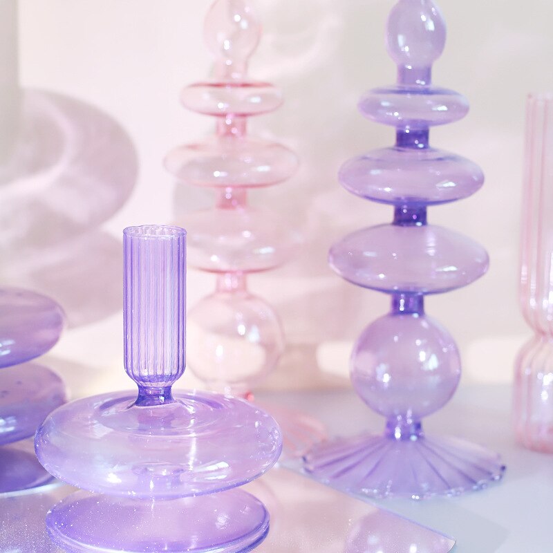 Hjemix | Lilla Lysestake laget av Glass