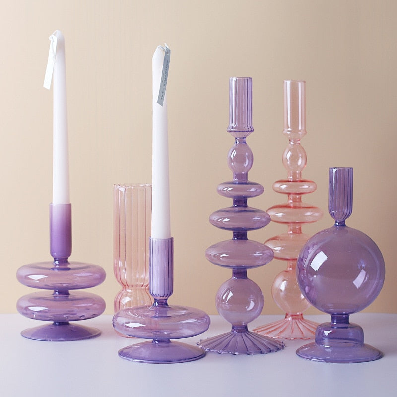 Hjemix | Lilla Lysestake laget av Glass