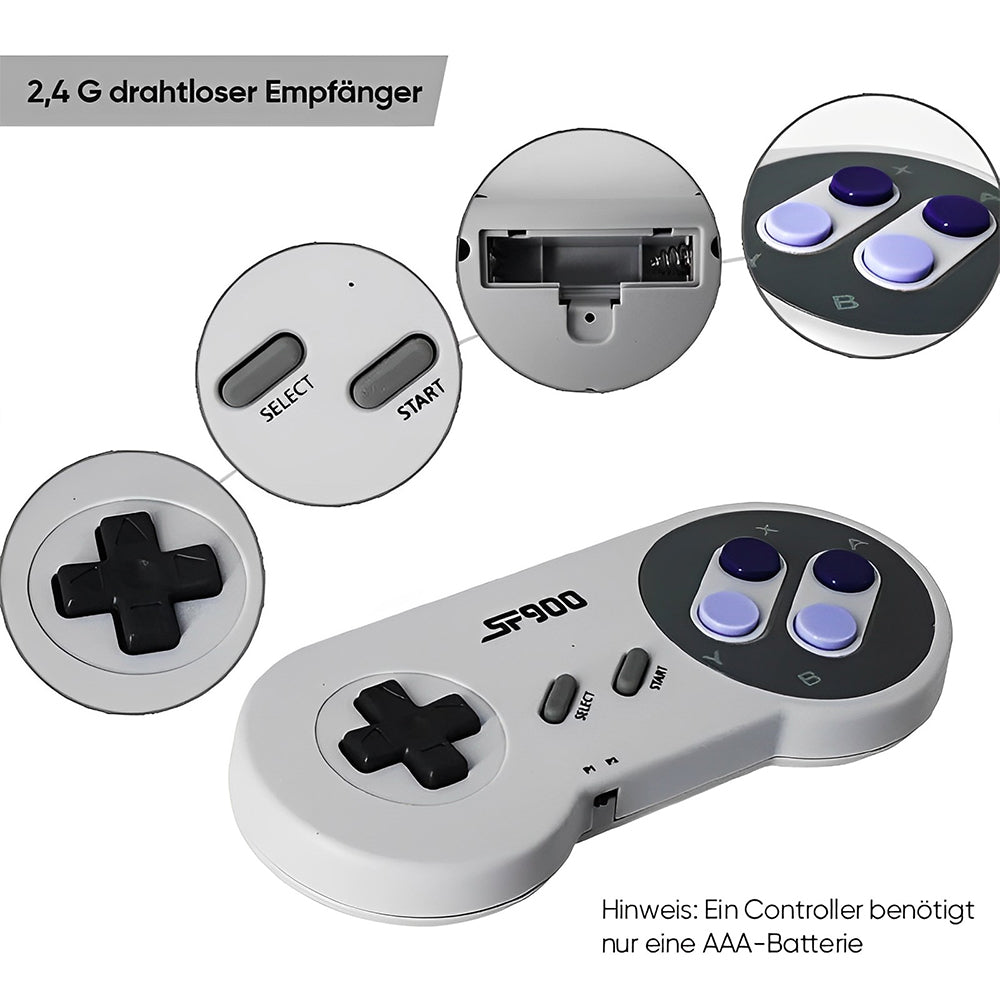 Hjemix | HD spillkonsoll med integrerte 926 spill