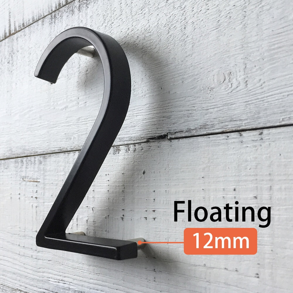 Hjemix | Stor moderne metall husnummer adresse tilbehør