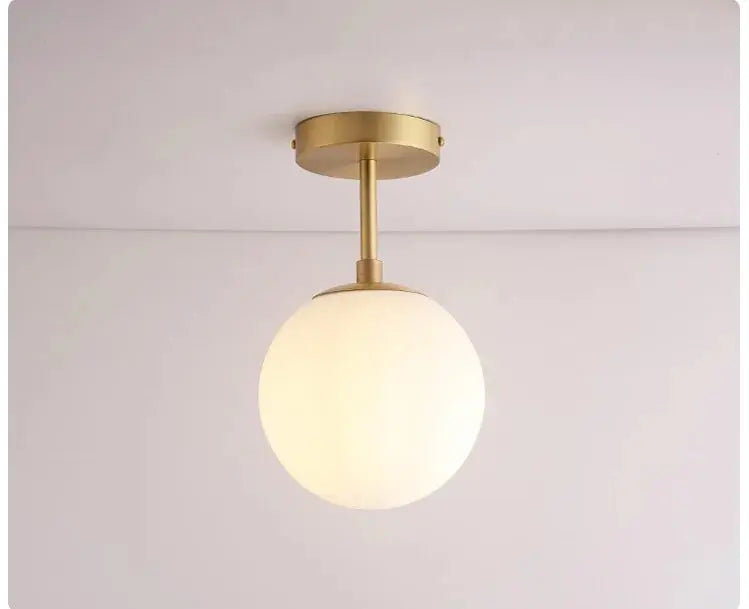 Hjemix | Elegant ball taklampe med LED-pære for ditt stilige rom
