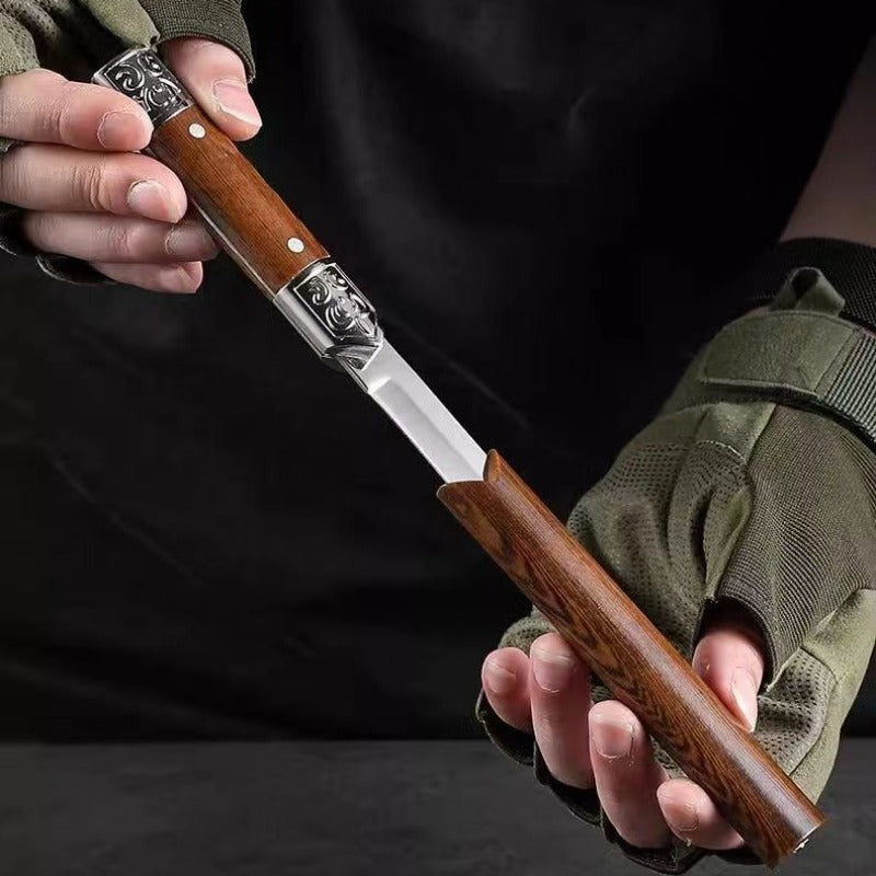 Hjemix | Håndlaget verktøykniv med japansk treskaft