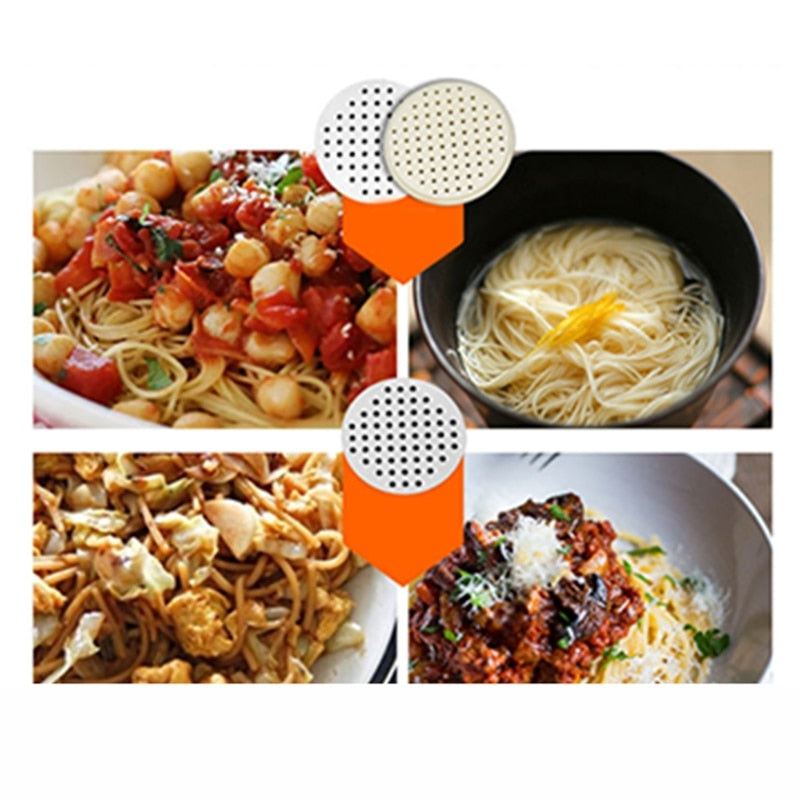 Hjemix | Manuell Rustfritt Stål Nuddeltryllekunstner Pastamaskin