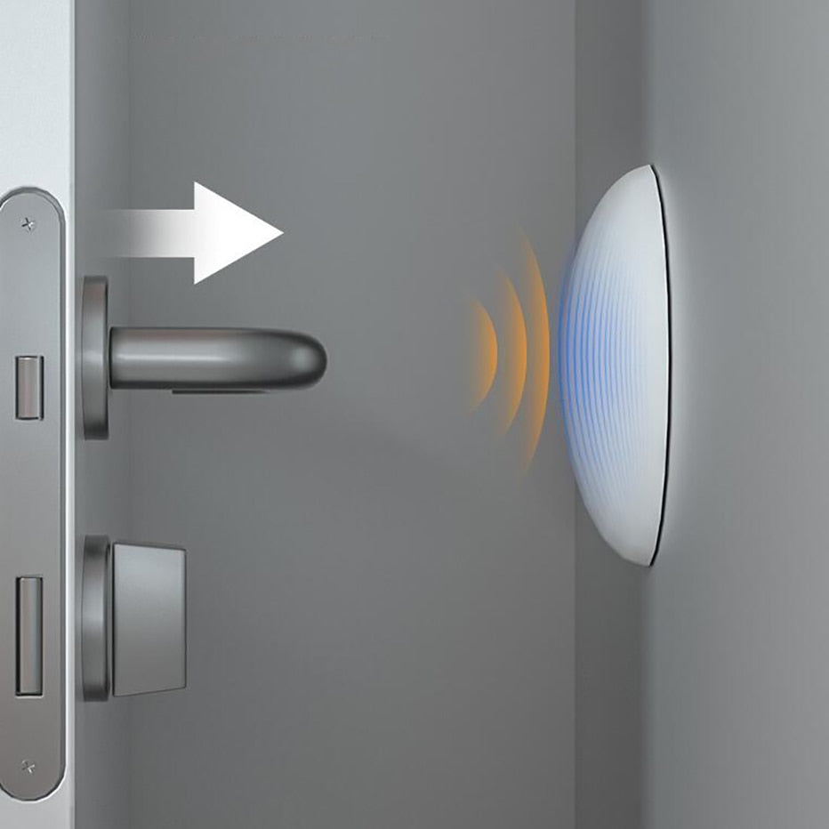 Hjemix | Silikondørstopperbuffer med selvklebende lyddempende antistøtbeskyttelse for DIY veggbeskyttelse