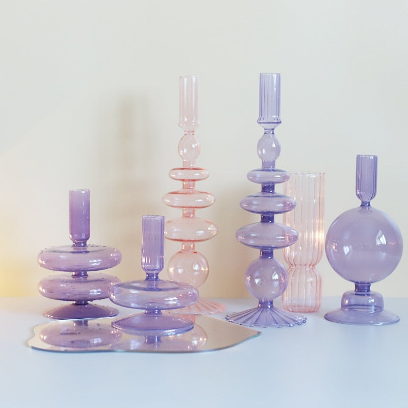Hjemix | Lilla Lysestake laget av Glass