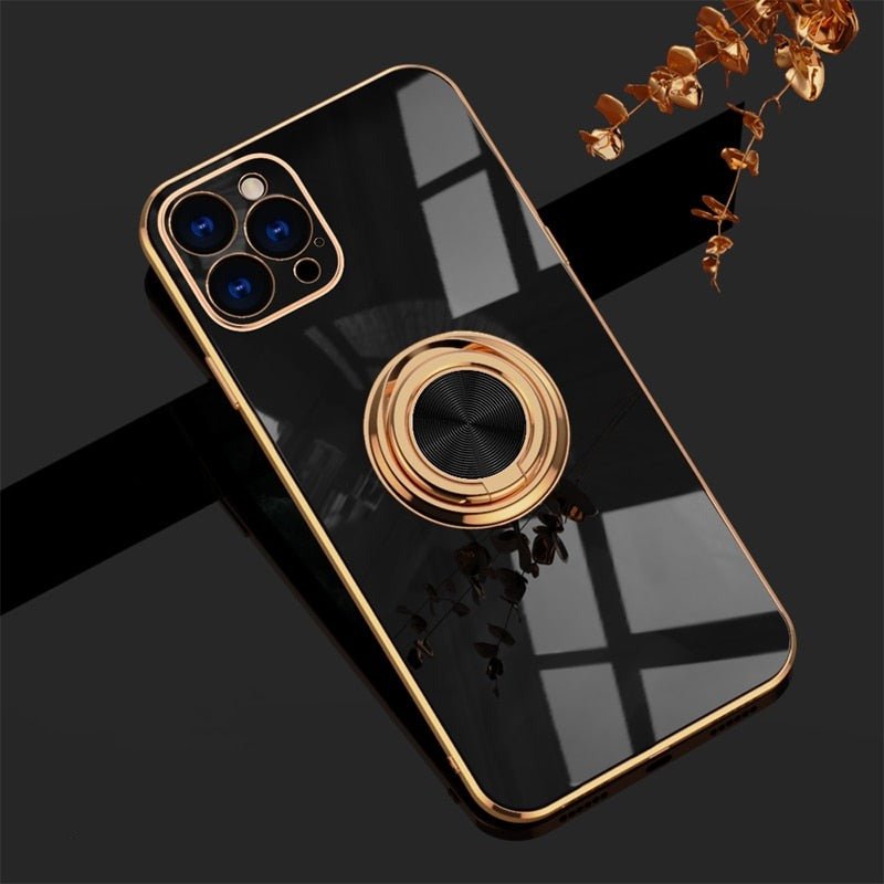 Hjemix | iPhone-deksel med metallstativring