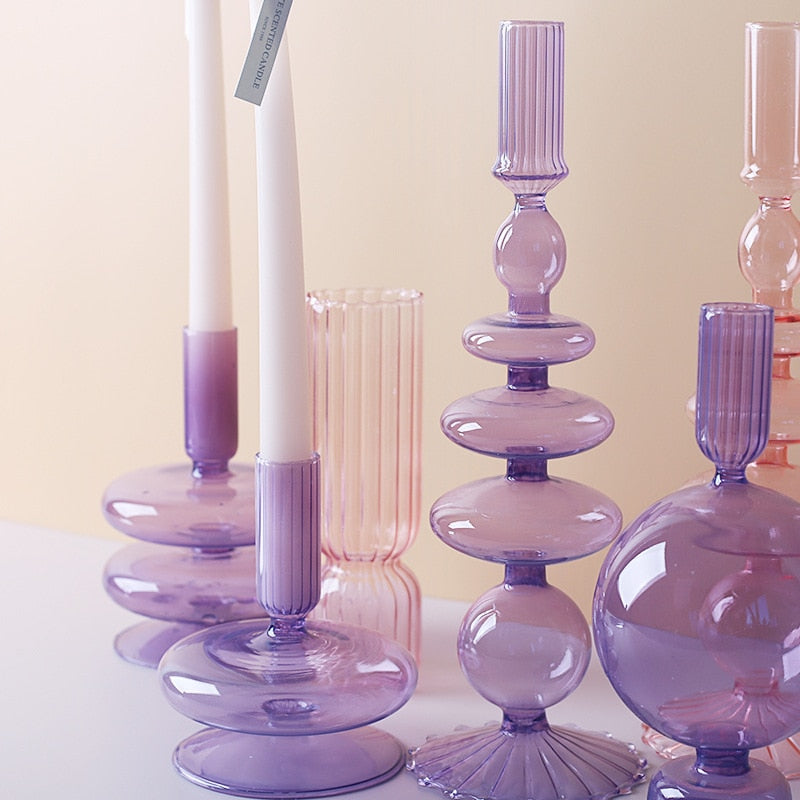 Hjemix | Lilla Lysestake laget av Glass