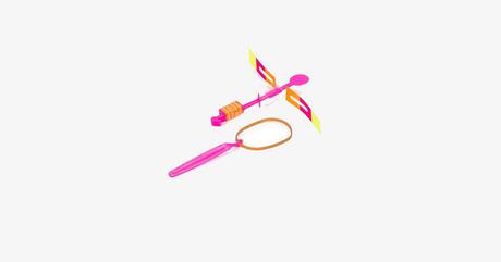 Hjemix | 5 Pakke LED Helikopter Skyter