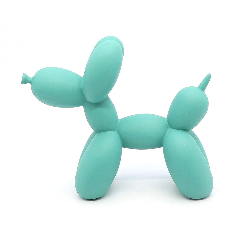 Hjemix | BalloonDog Livlig Hundeskulptur | Pop-Art Dekorasjon | Moderne Hjemmetekstur | Håndlaget Statue