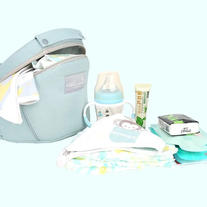 Hjemix | All-Position Baby Carrier - Hip Seat Spedbarn Småbarn Rygsekk med Kenguru Innpakning Bærer