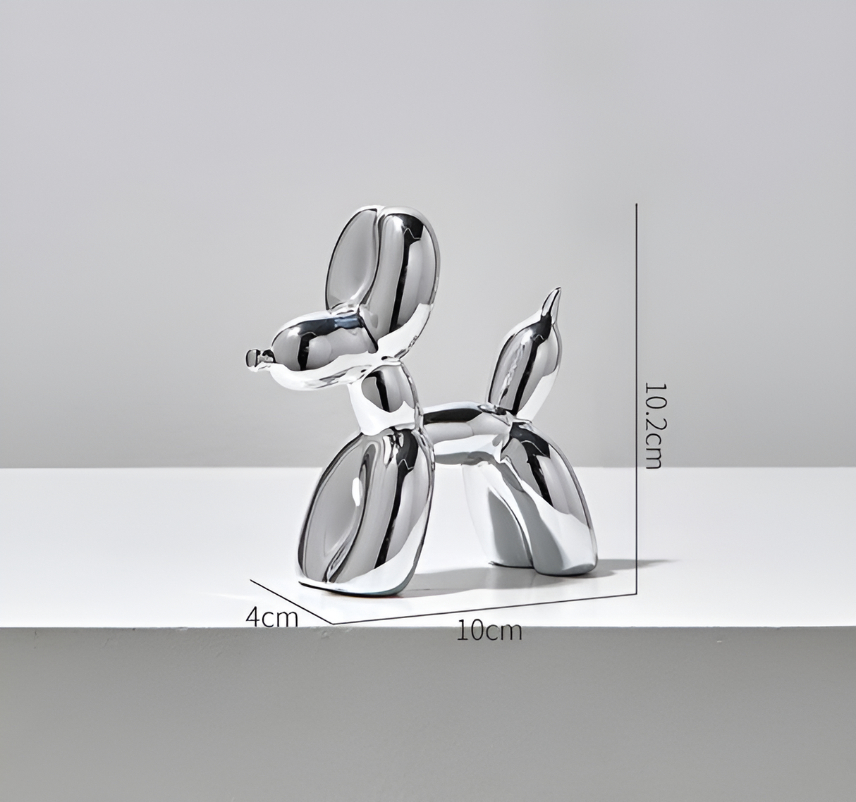 Hjemix | Ballongvalp Kunst - Kreativ Ballonghund Design for Hjemmedekorasjon