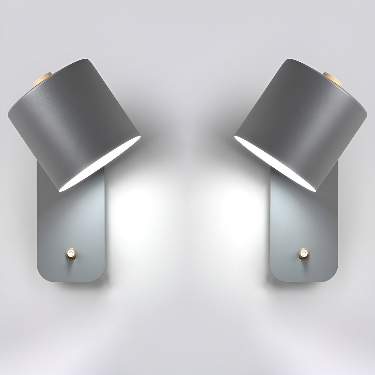 Hjemix | EasyPush Vegglampe - Rotérbar Mini Sylinder LED Lampe