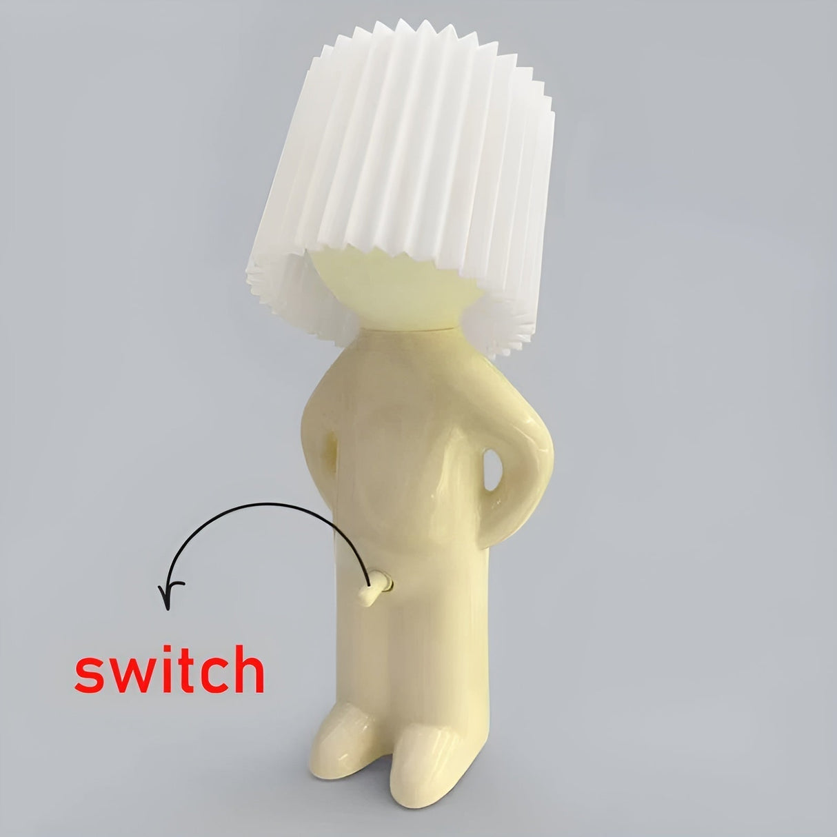 Hjemix | Bordlampe - Kreativ liten Shy Boy LED lampe