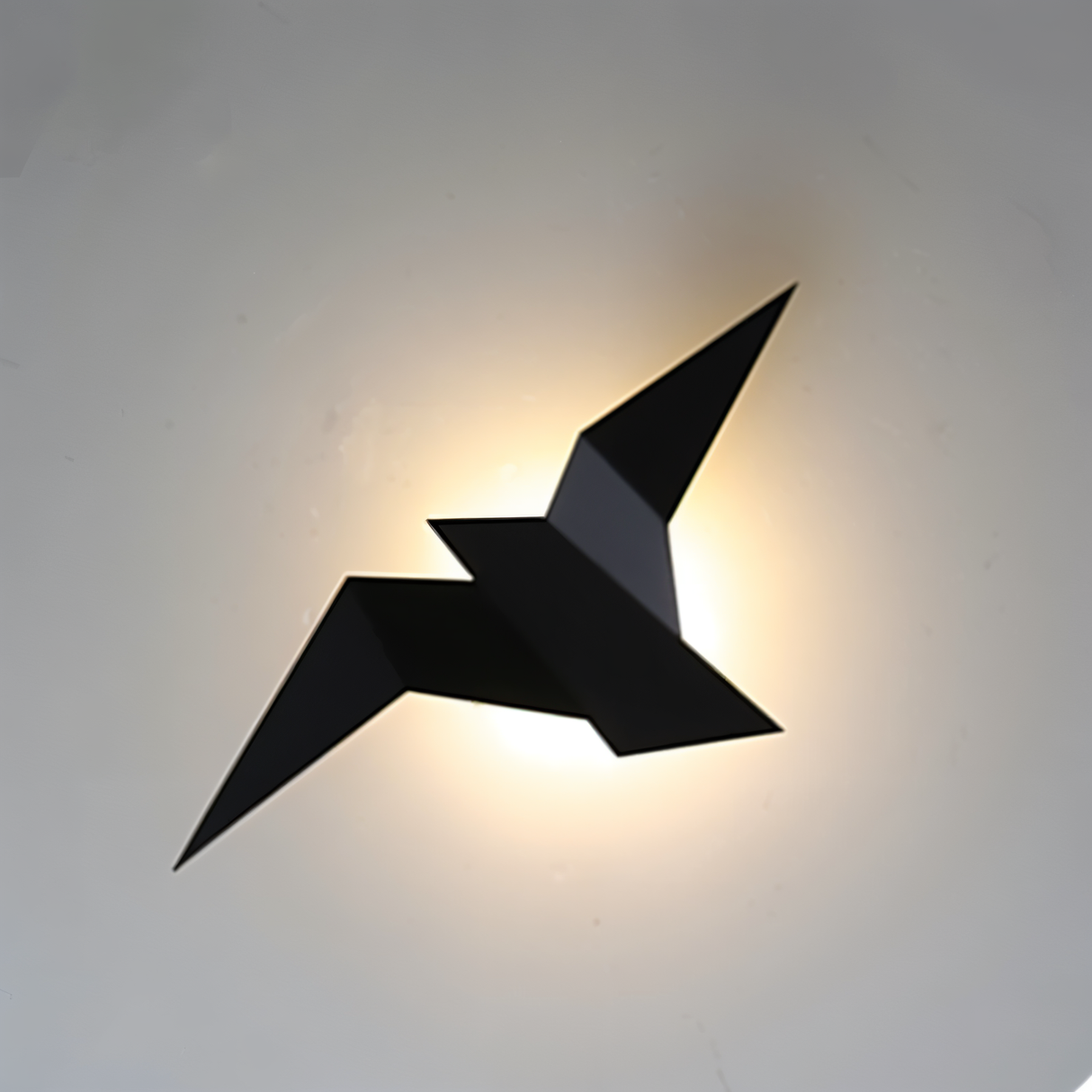 Hjemix | OriTori Vegglampe - Geometrisk Origami Fugl Vegglampe - Japansk Stil Vegglampe Design