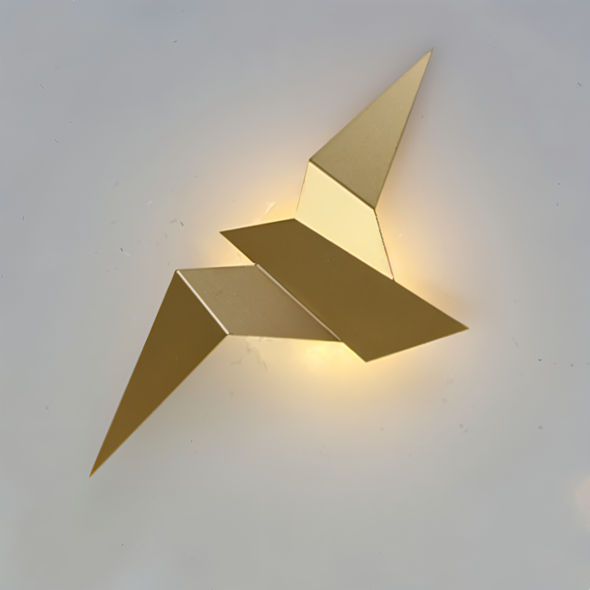 Hjemix | OriTori Vegglampe - Geometrisk Origami Fugl Vegglampe - Japansk Stil Vegglampe Design