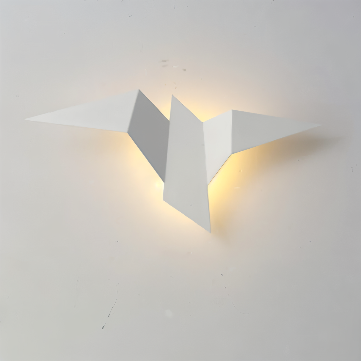 Hjemix | OriTori Vegglampe - Geometrisk Origami Fugl Vegglampe - Japansk Stil Vegglampe Design