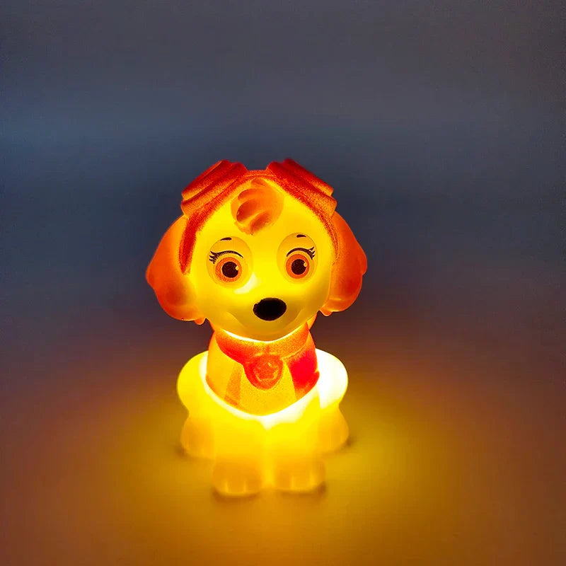 Hjemix | Paw Patrol Nattlampe - 3D Bordlampe for Barn, Kreativ Bursdagsgave
