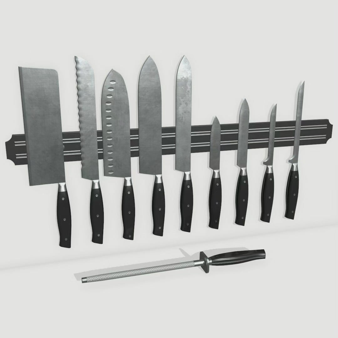 Hjemix | 50cm Kjøkken Magnet Knivholder/Knivhylle