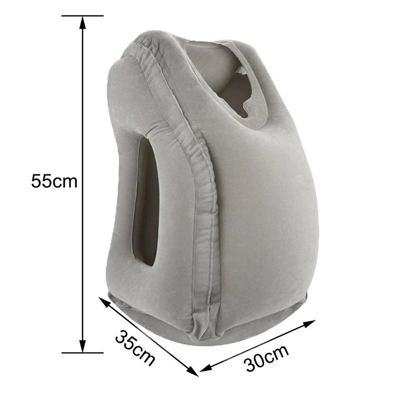 Hjemix | Oppblåsbar Sove hvor som helst med Ultimate Nap Pillow