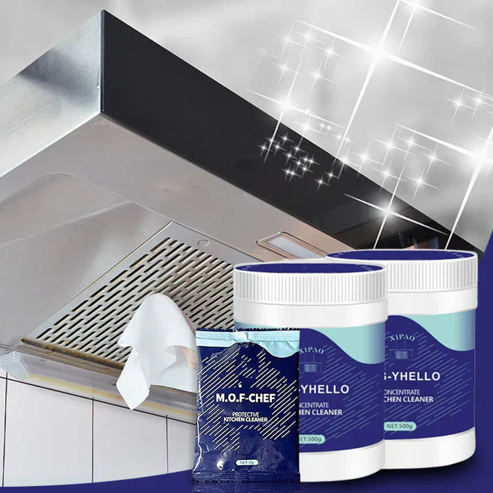 Hjemix | Kjøkken avfettingsrens Midlertidig olje forurensning pulver