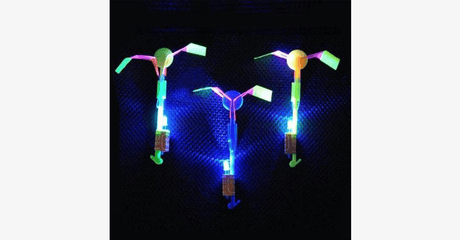 Hjemix | Pil Helikopter Flygende Leke med LED