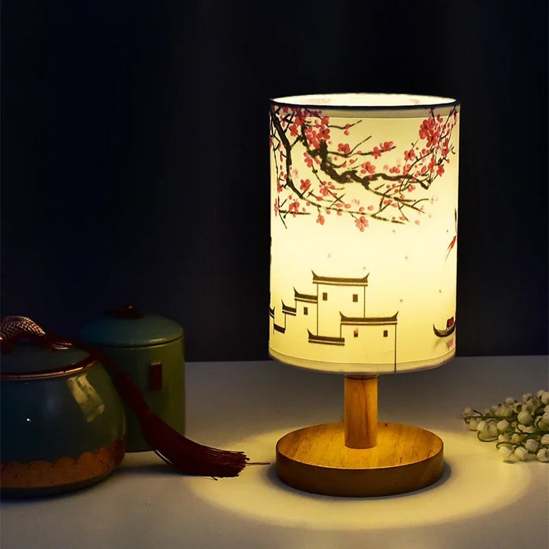 Hjemix | Japansk Lampe - Rose Lampe - Dimmbar - Nattlampe