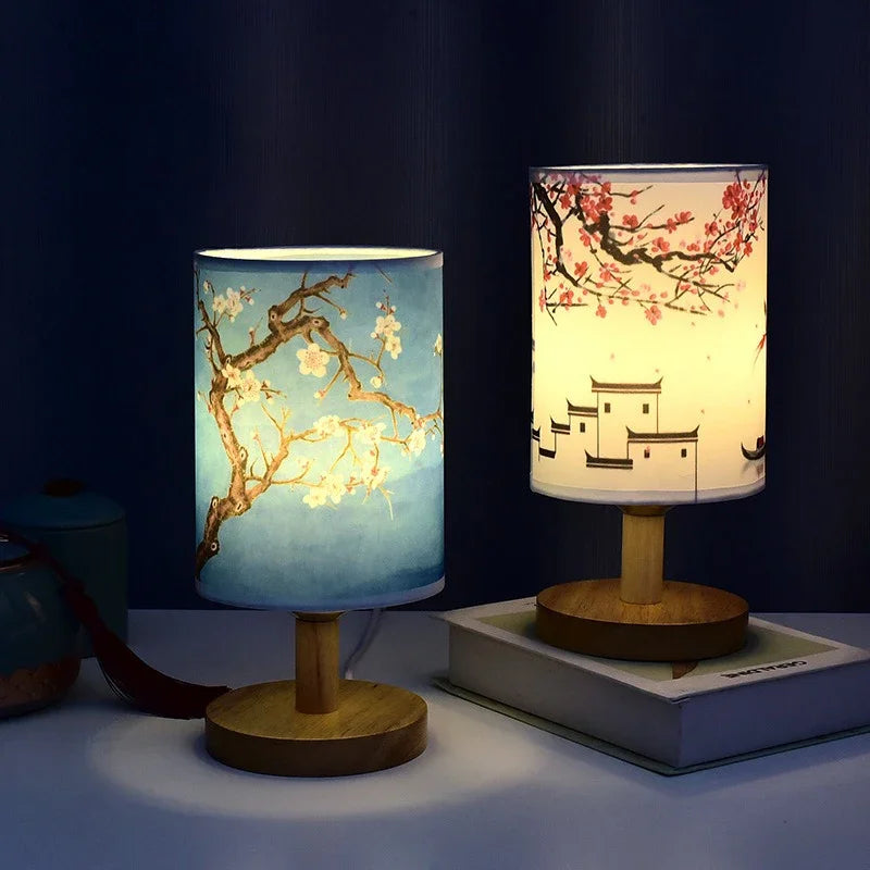 Hjemix | Japansk Lampe - Rose Lampe - Dimmbar - Nattlampe